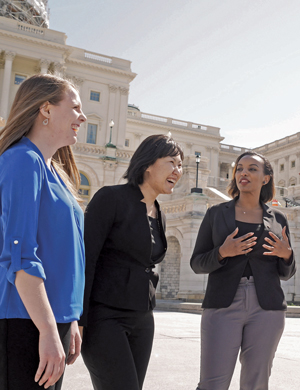 Humphrey School students have opportunities to complete internships and projects in Washington, D.C., with the Stimson Center and other partners.
