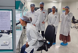 Students in a lab