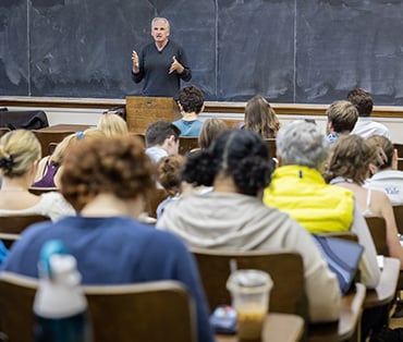 Tim Snyder teaching classroom